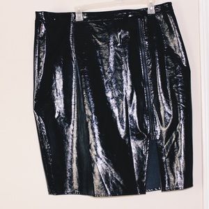 Leather Slit Pencil Skirt! BRAND NEW!